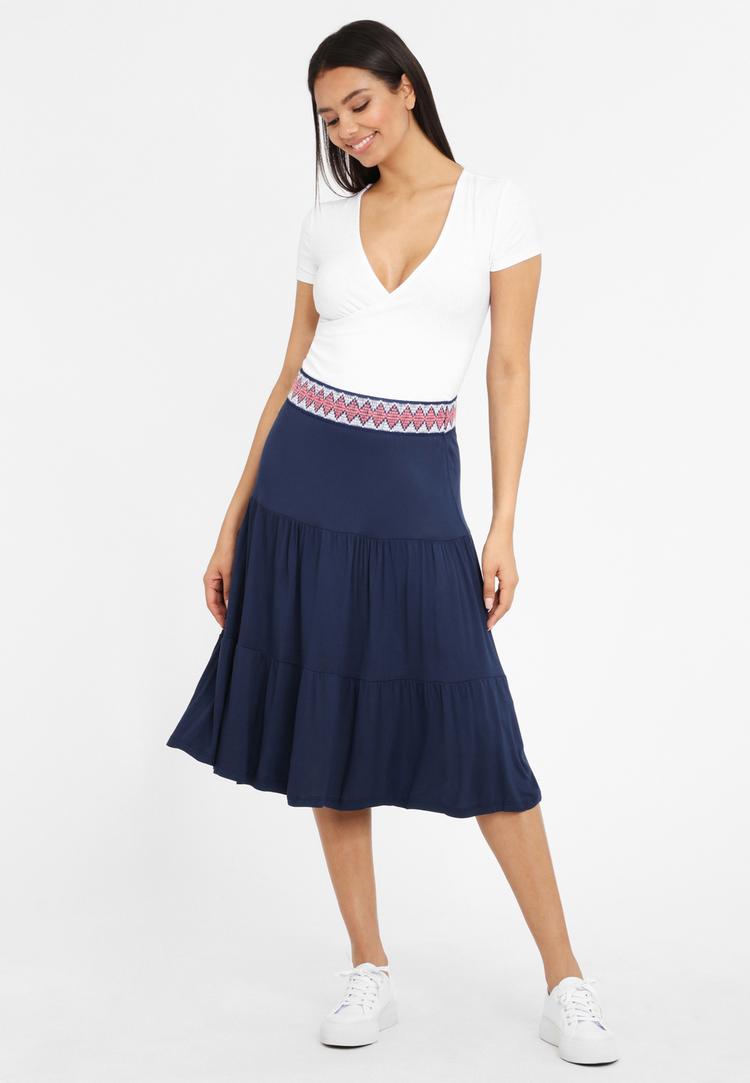 S.OLIVER S.OLIVER Jerseyrock Minirock Damen - blau - 0 | SportScheck