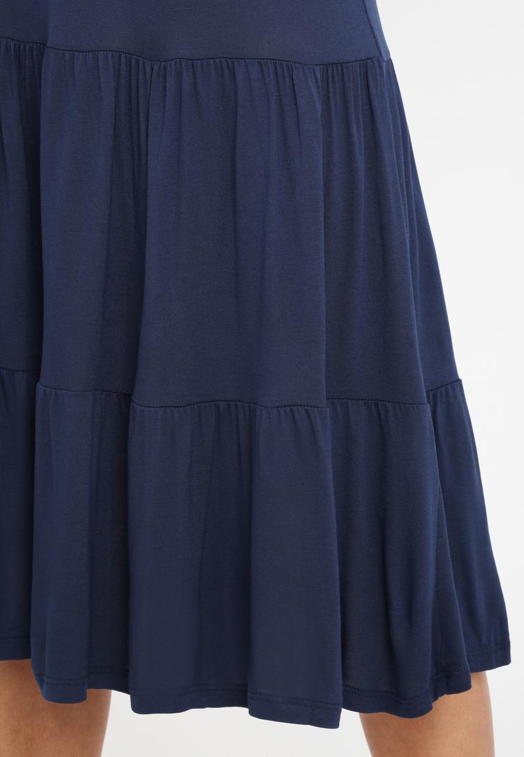 S.OLIVER S.OLIVER Jerseyrock Minirock Damen - blau - 1 | SportScheck