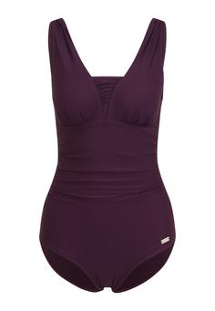 Lascana Badeanzug Badeanzug Damen aubergine