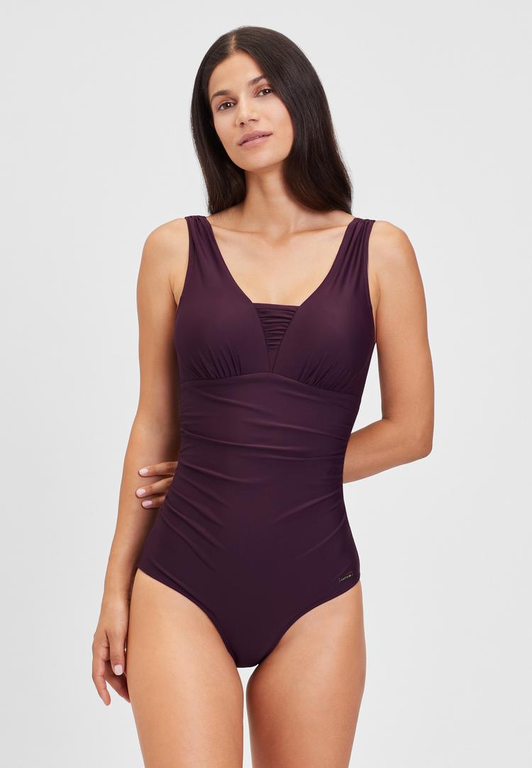 Lascana Lascana Badeanzug Badeanzug Damen - aubergine - 2 | SportScheck