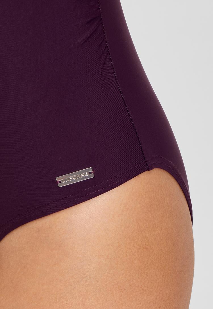 Lascana Lascana Badeanzug Badeanzug Damen - aubergine - 1 | SportScheck