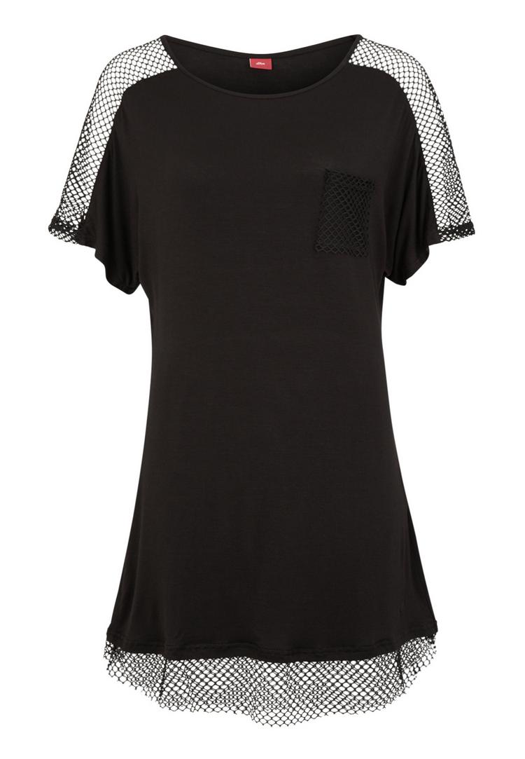 S.OLIVER S.OLIVER Longshirt Longshirt Damen - schwarz - 0 | SportScheck