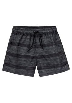 S.OLIVER Badeshorts Badeshorts Herren schwarz-grau