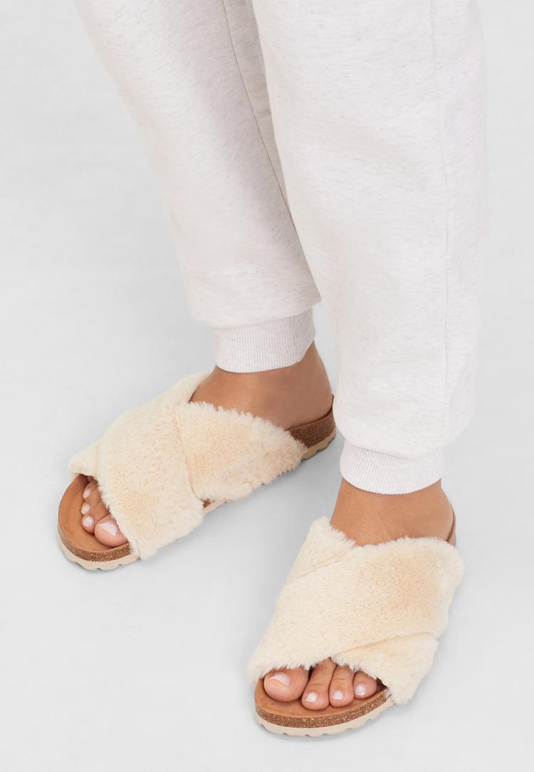 Bench Bench Loungehose Sweathose Damen - beige - 1 | SportScheck