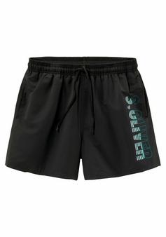 S.OLIVER Badeshorts Badeshorts Herren schwarz