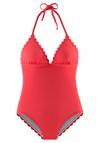 Lascana Badeanzug Badeanzug Damen - rot