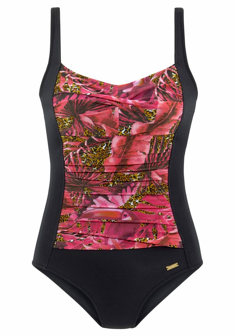 Lascana Lascana Badeanzug Badeanzug Damen - pink-bedruckt - 0 | SportScheck