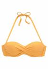S.OLIVER B&uuml;gel-Bandeau-Bikini-Top Bikini Oberteil Damen - gelb