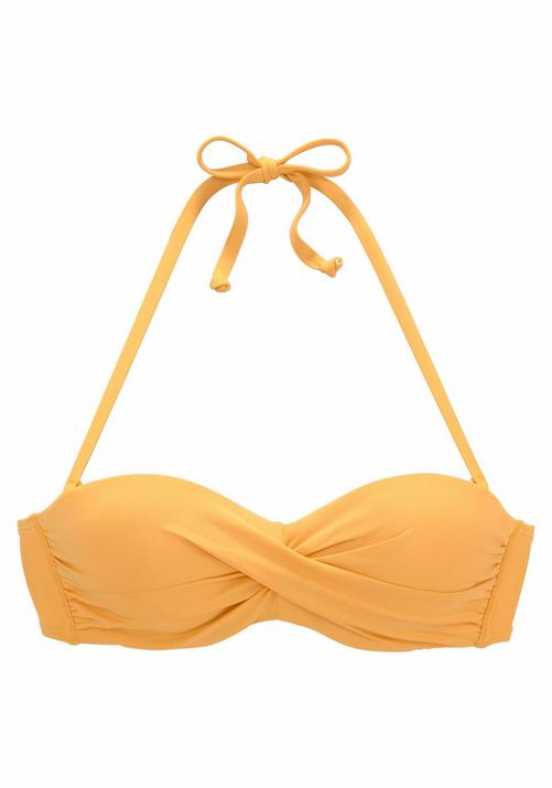 S.OLIVER B&uuml;gel-Bandeau-Bikini-Top Bikini Oberteil Damen