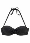 S.OLIVER B&uuml;gel-Bandeau-Bikini-Top Bikini Oberteil Damen - schwarz