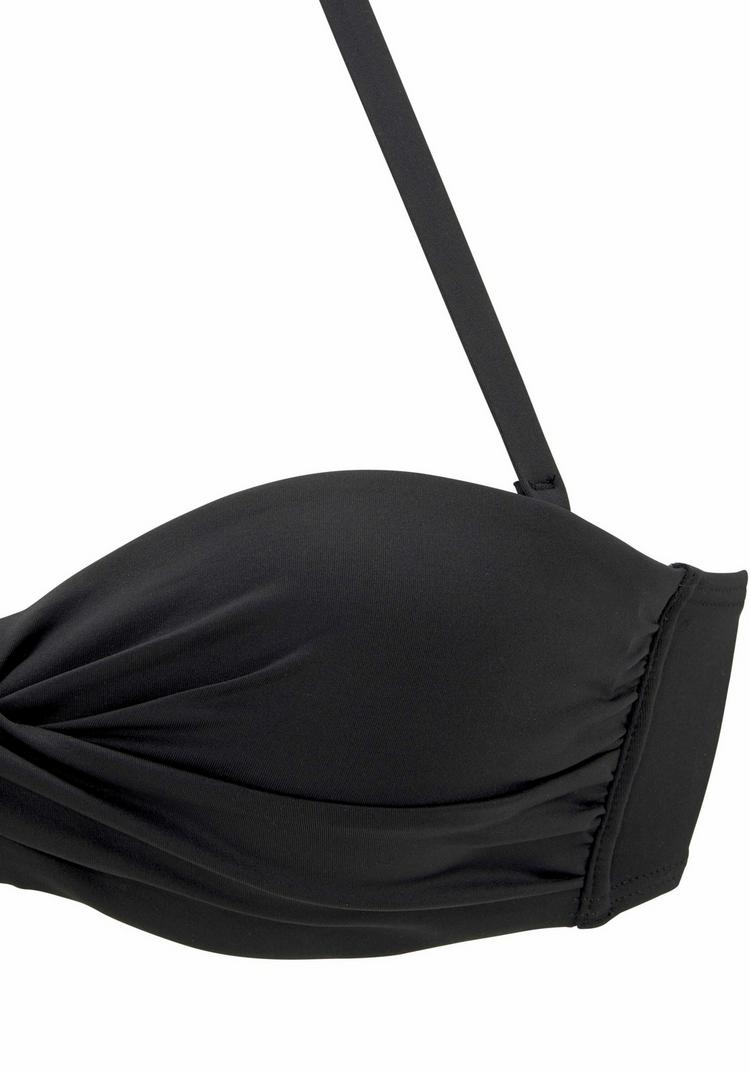 S.OLIVER S.OLIVER B&uuml;gel-Bandeau-Bikini-Top Bikini Oberteil Damen - schwarz - 1 | SportScheck
