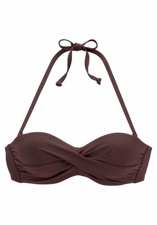S.OLIVER B&uuml;gel-Bandeau-Bikini-Top Bikini Oberteil Damen