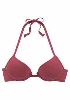 S.OLIVER Push-Up-Bikini-Top Bikini Oberteil Damen rostrot