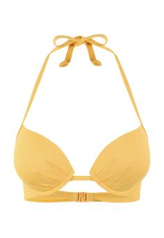 S.OLIVER Push-Up-Bikini-Top Bikini Oberteil Damen gelb