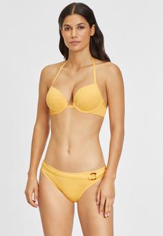 Rückansicht von S.OLIVER Push-Up-Bikini-Top Bikini Oberteil Damen gelb