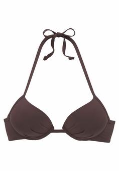 S.OLIVER Push-Up-Bikini-Top Bikini Oberteil Damen braun