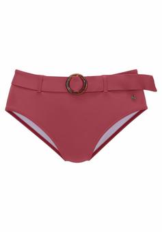 S.OLIVER Highwaist-Bikini-Hose Bikini Hose Damen rostrot