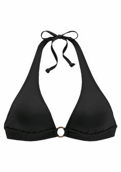 S.OLIVER Triangel-Bikini-Top Bikini Oberteil Damen schwarz