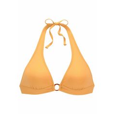S.OLIVER Triangel-Bikini-Top Bikini Oberteil Damen gelb