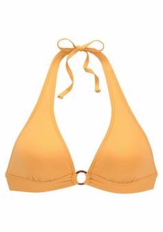 S.OLIVER Triangel-Bikini-Top Bikini Oberteil Damen gelb