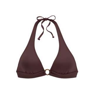 S.OLIVER Triangel-Bikini-Top Bikini Oberteil Damen braun