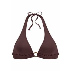 S.OLIVER Triangel-Bikini-Top Bikini Oberteil Damen braun