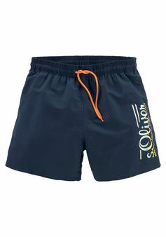 S.OLIVER Badeshorts Badeshorts Herren navy
