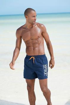 Rückansicht von S.OLIVER Badeshorts Badeshorts Herren navy