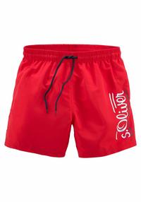 S.OLIVER Badeshorts Badehose Herren - rot