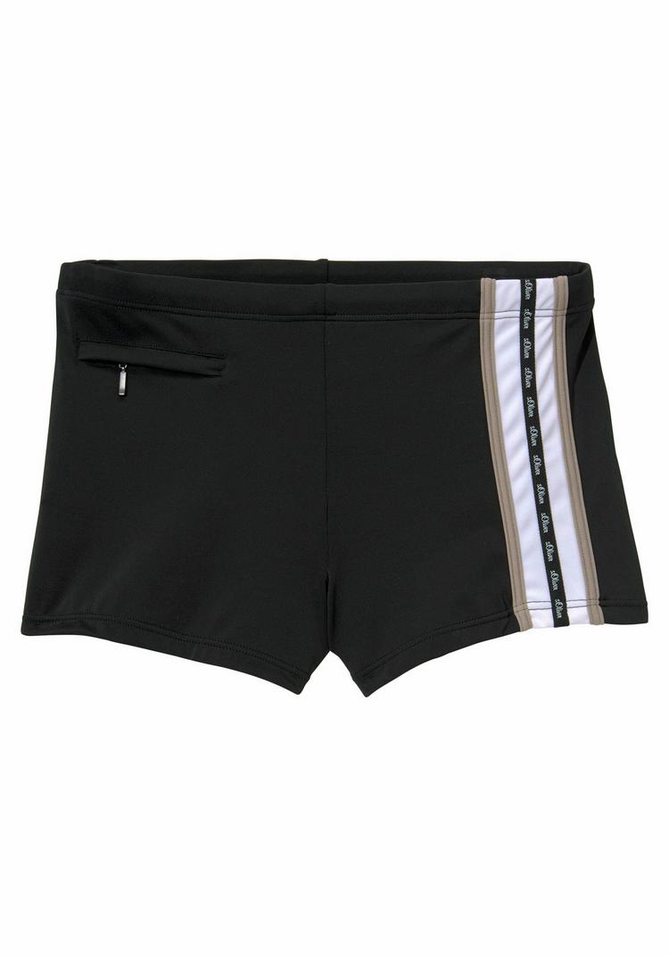 S.OLIVER S.OLIVER Boxer-Badehose Badehose Herren - schwarz - 0 | SportScheck