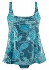 Lascana Badekleid Badeanzug Damen - petrol-bedruckt