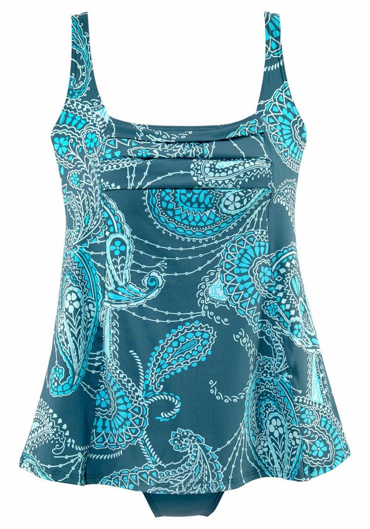 Lascana Lascana Badekleid Badeanzug Damen - petrol-bedruckt - 0 | SportScheck