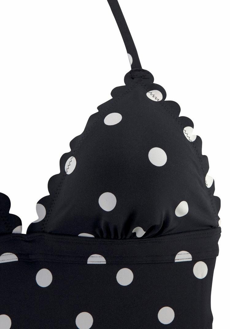 Lascana Lascana Badeanzug Badeanzug Damen - schwarz-wei&szlig; - 0 | SportScheck