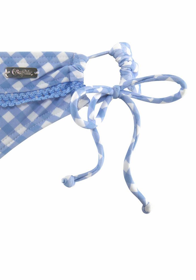 Buffalo Buffalo Bikini-Hose Bikini Hose Damen - hellblau-kariert - 1 | SportScheck
