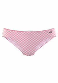 Buffalo Bikini-Hose Bikini Hose Damen - rosa-kariert