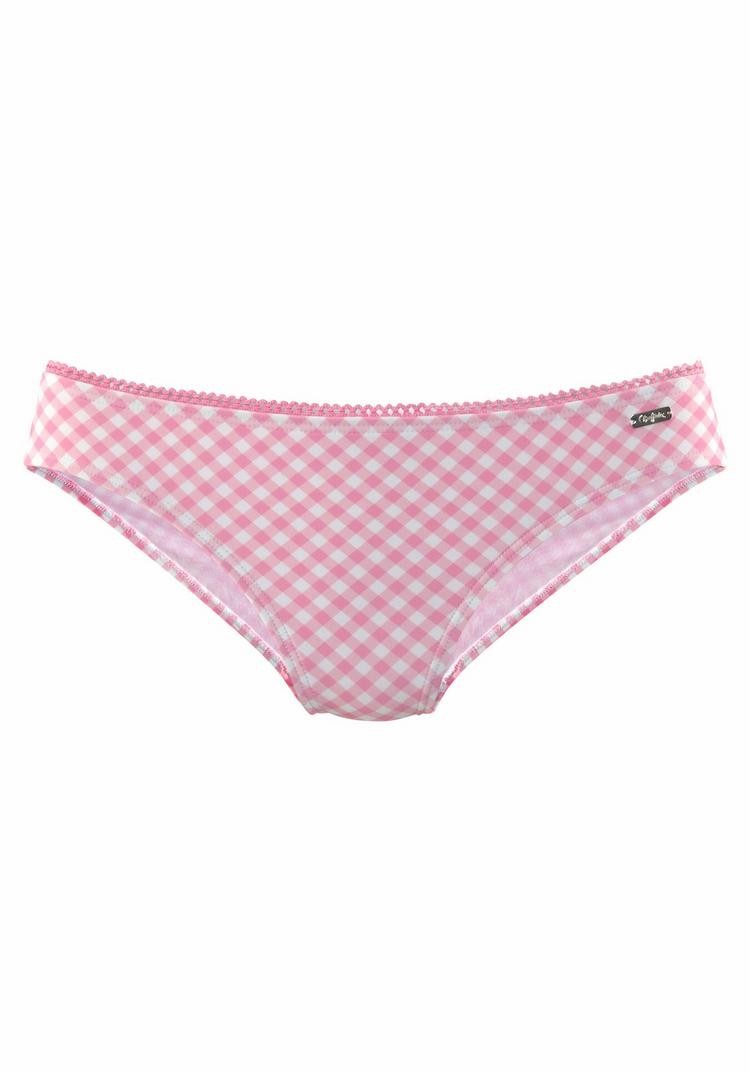 Buffalo Buffalo Bikini-Hose Bikini Hose Damen - rosa-kariert - 0 | SportScheck