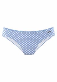 Buffalo Bikini-Hose Bikini Hose Damen - hellblau-kariert