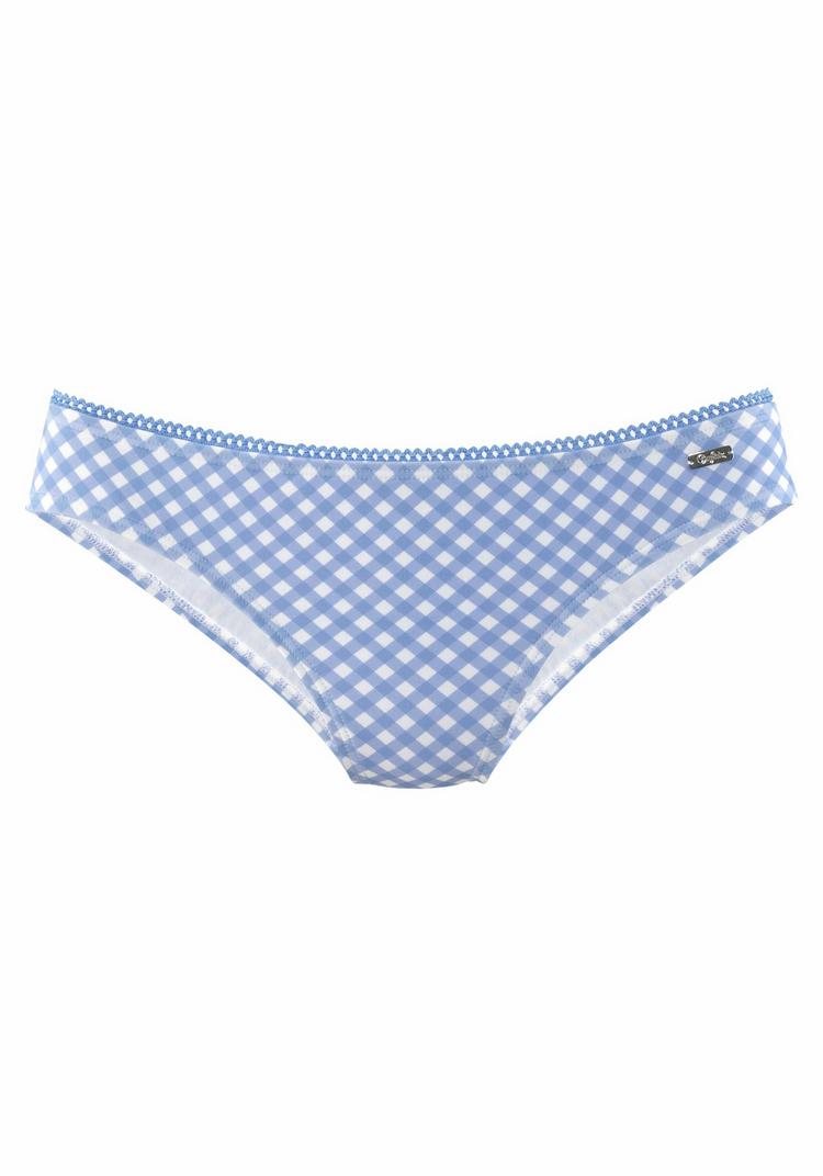 Buffalo Buffalo Bikini-Hose Bikini Hose Damen - hellblau-kariert - 0 | SportScheck