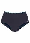 Lascana Highwaist-Bikini-Hose Bikini Hose Damen - navy-t&uuml;rkis