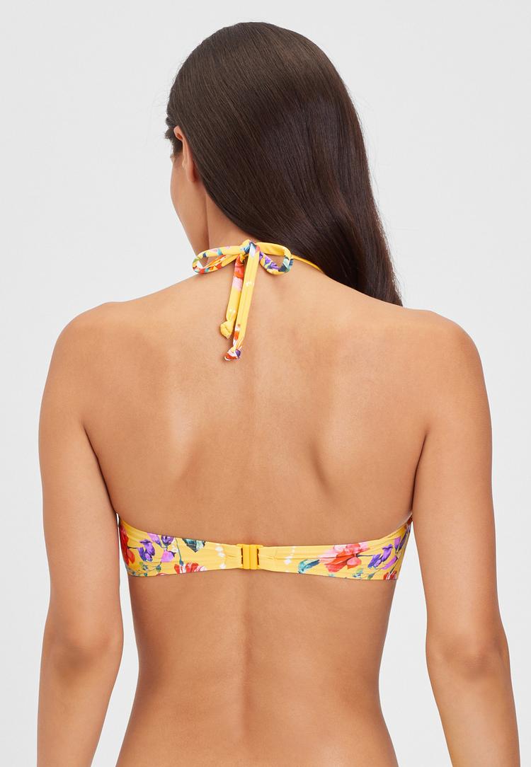 sunseeker sunseeker B&uuml;gel-Bandeau-Bikini-Top Bikini Oberteil Damen - gelb-bedruckt - 2 | SportScheck