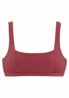 sunseeker Bustier-Bikini-Top Bikini Oberteil Damen rostrot