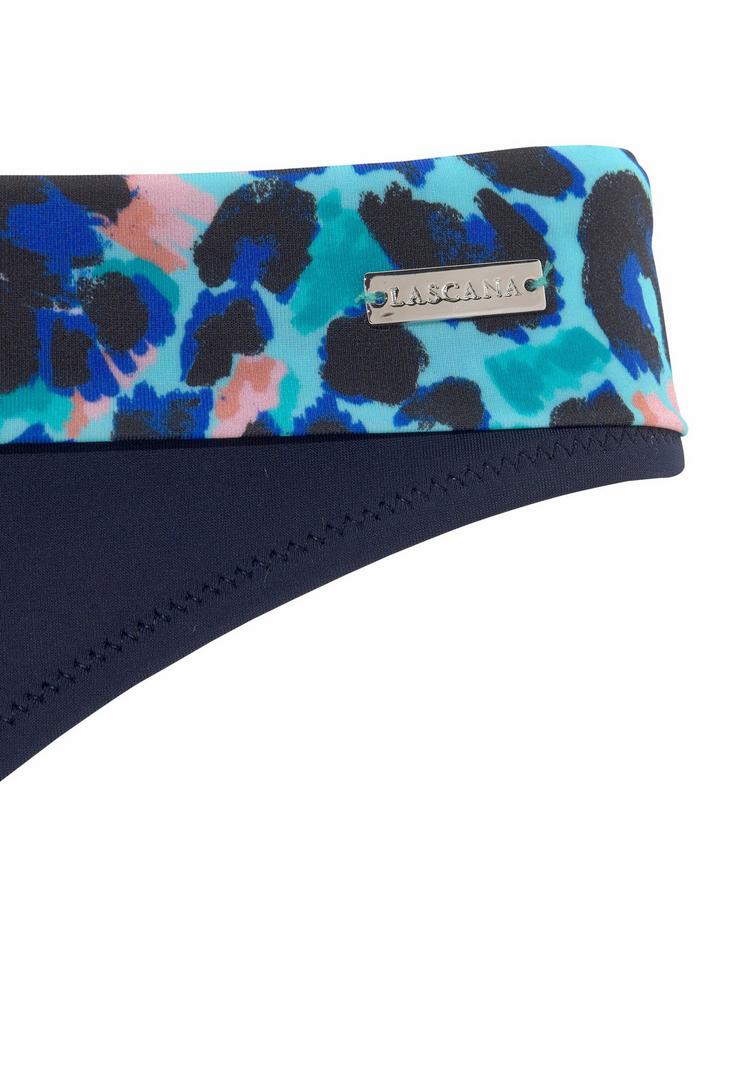 Lascana Lascana B&uuml;gel-Bandeau-Bikini Bikini Set Damen - t&uuml;rkis-bedruckt - 0 | SportScheck