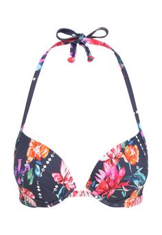 sunseeker Push-Up-Bikini-Top Bikini Oberteil Damen marine-bedruckt