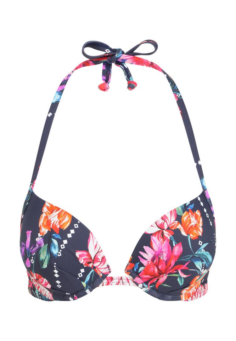 sunseeker sunseeker Push-Up-Bikini-Top Bikini Oberteil Damen - marine-bedruckt - 0 | SportScheck