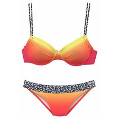 KangaROOS Bikini Set Damen orange-gelb