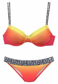 KangaROOS B&uuml;gel-Bikini Bikini Set Damen - orange-gelb