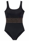 Lascana Badeanzug Badeanzug Damen - schwarz-leo
