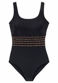 Lascana Badeanzug Badeanzug Damen - schwarz-leo