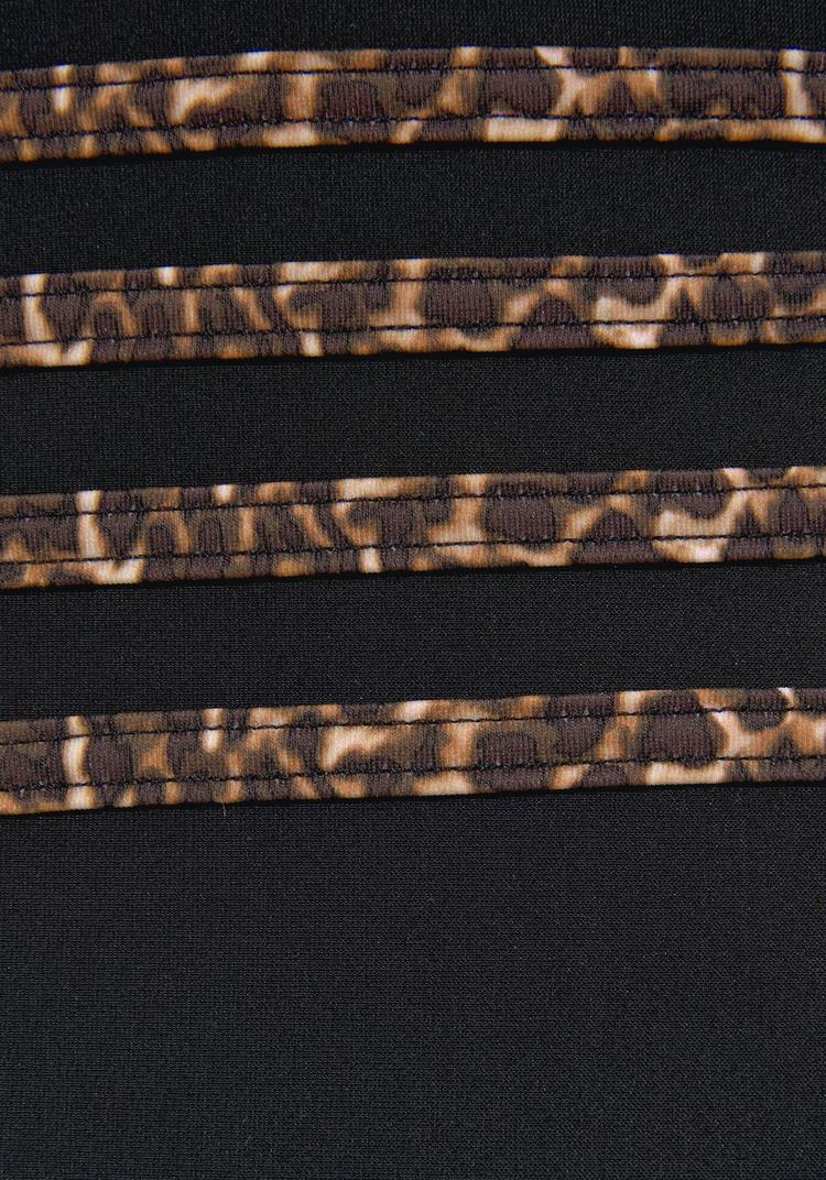 Lascana Lascana Badeanzug Badeanzug Damen - schwarz-leo - 0 | SportScheck