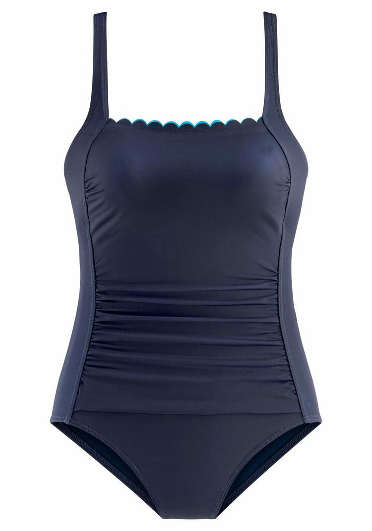 Lascana Lascana Badeanzug Badeanzug Damen - navy-t&uuml;rkis - 0 | SportScheck